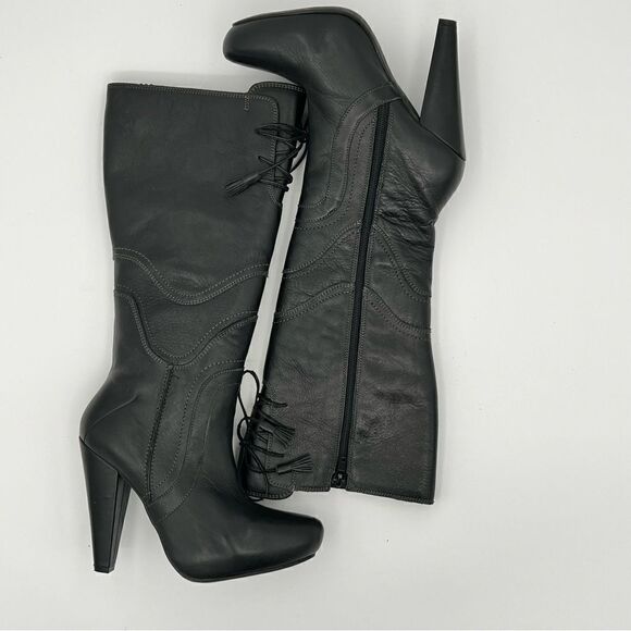 Botas Andrea Corte Vacuno color Black Forro Textil 23 1/2 6 1/2  36 1/2 35 1/2 - Picture 10 of 13